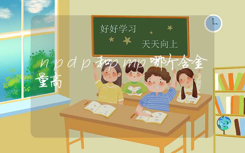 npdp和pmp哪个含金量高