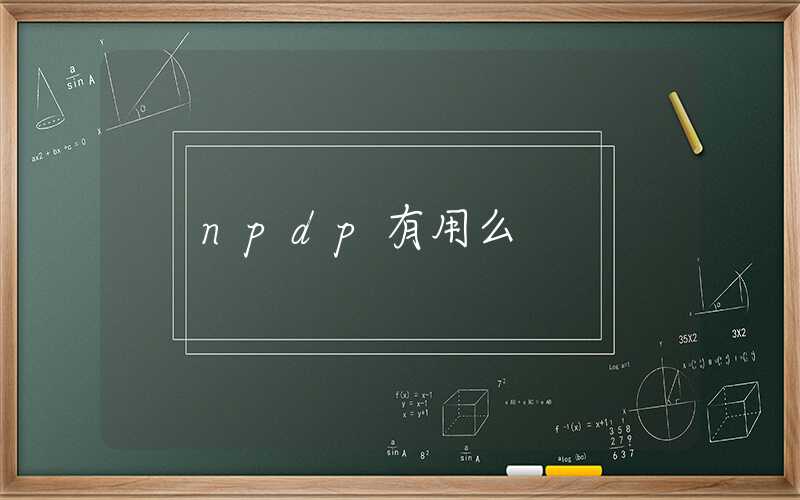 npdp有用么