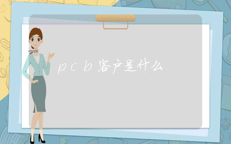 pcb客户是什么
