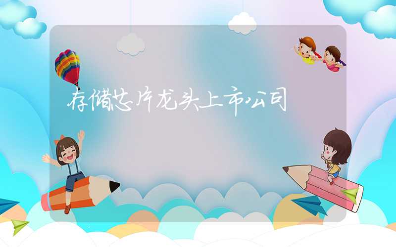 存储芯片龙头上市公司