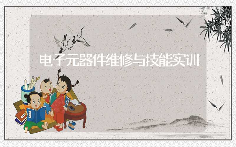 电子元器件维修与技能实训